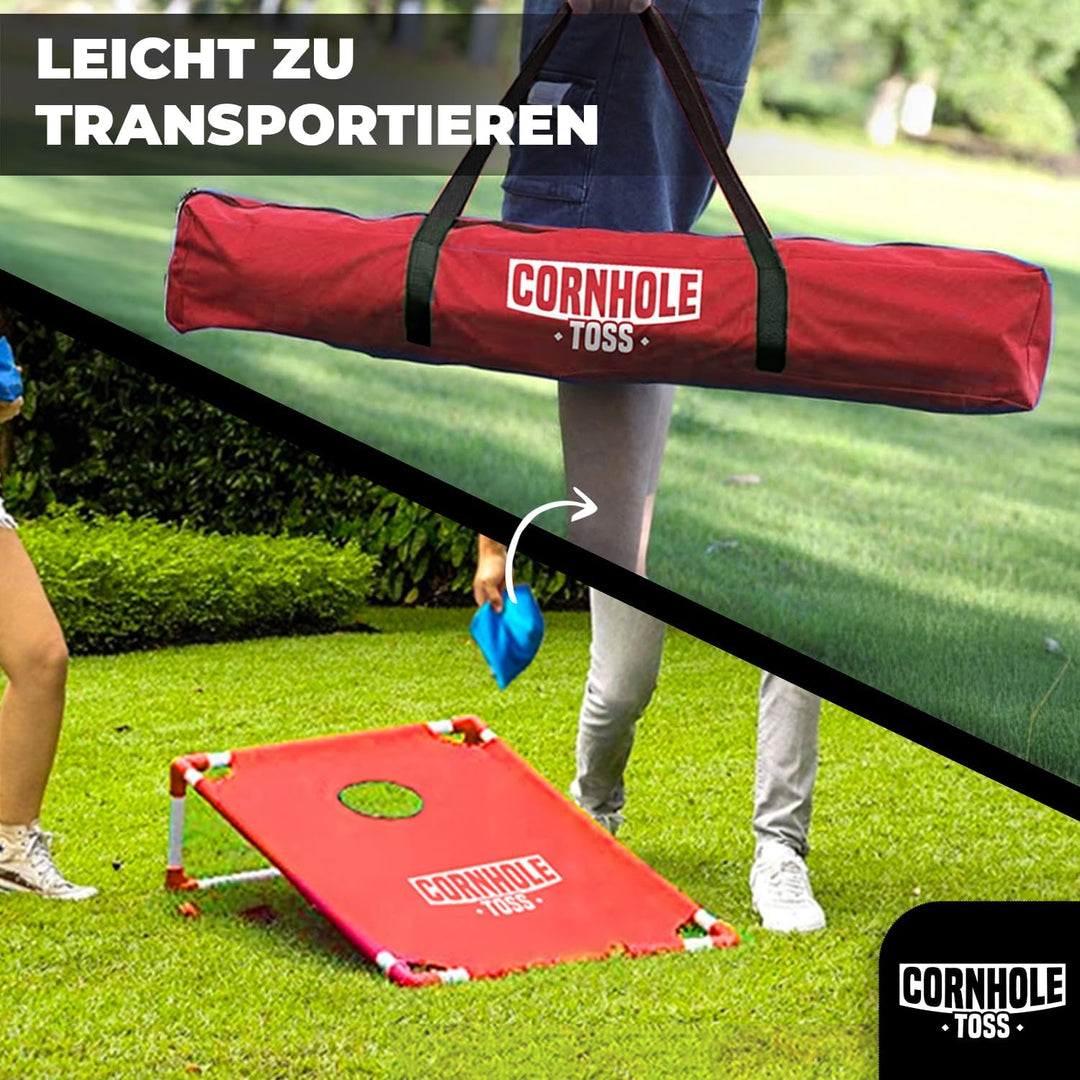 Original Offizielles Cornhole | Amerikanisches Cornhole | Einfach zu transportieren | Offizielle Abm