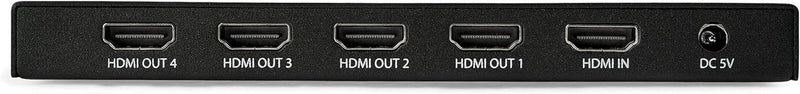 StarTech.com 4 Port HDMI Splitter - 4K 60Hz - 1x4 HDMI Verteiler - HDR 66mmx63.5mmx165.1mm 4K60 HDR,