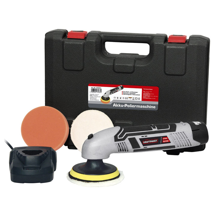 Dino KRAFTPAKET Mini Akku Poliermaschine, Braun