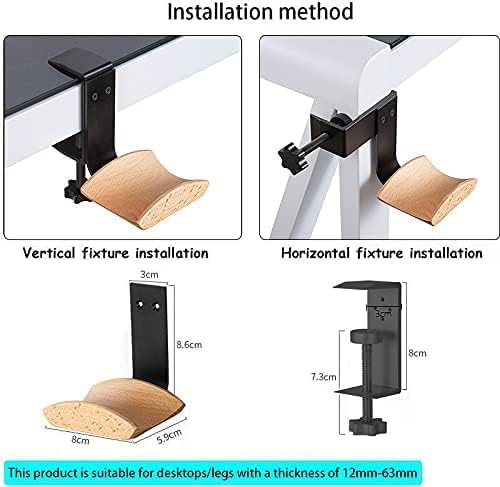 GGF Kopfhörer Halter Kopfhörer Ständer mit 6cm Breiter Kopfstütze aus Buche Headset Halterung Verste