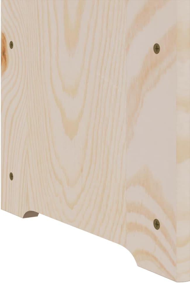 vidaXL Weinregal, Flaschenregal mit 9 Ebenen Wellen-Design, Flaschenständer für 63 Flaschen, Weinsch