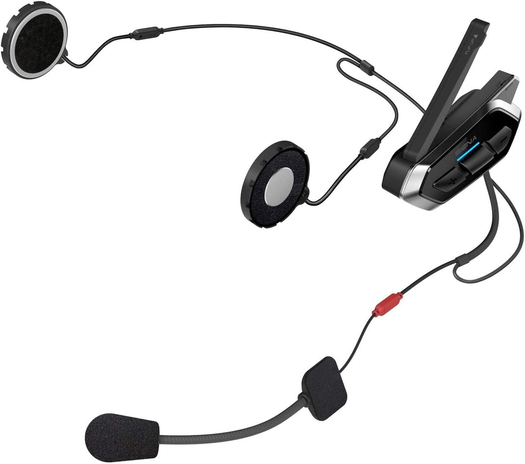 Sena 50R Flaches Motorrad Bluetooth Kommunikationssystem mit Mesh 2.0, Doppelpack Doppelpack 50R, Do