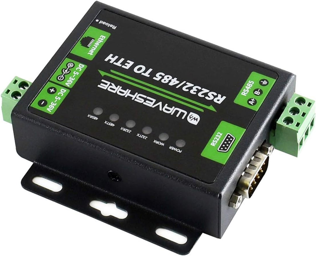 IBest Industrial RS232/RS485 to Ethernet Converter Module with Both RS232 and RS485 Interface Work I