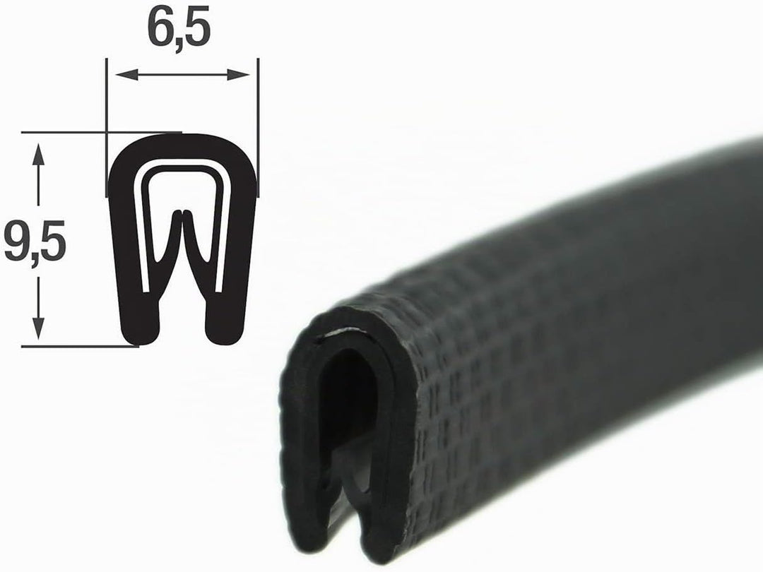 KS1-2S-M Kantenschutzprofil von SMI-Kantenschutzprofi - PVC Klemmprofil - Klemmbereich 1-2 mm - mit