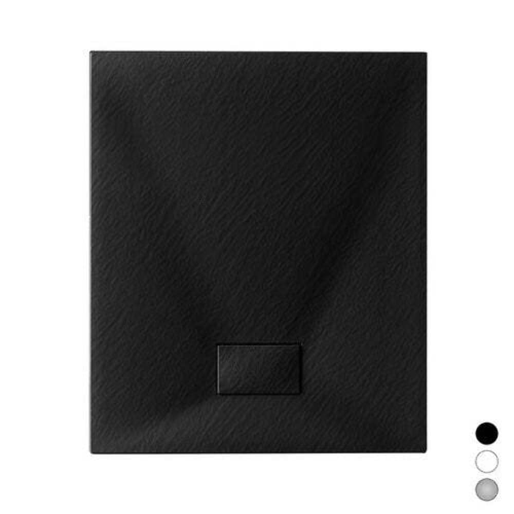 Duschwanne Stone Essence Slim rechteckig grau 80 x 150 cm