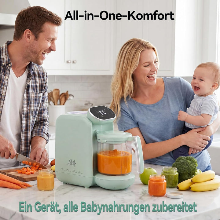 5-in-1-Babynahrungsprozessor, Babynahrungszubereiter, Baby-Food-Maker, Babybrei Zubereiter,Baby Nahr