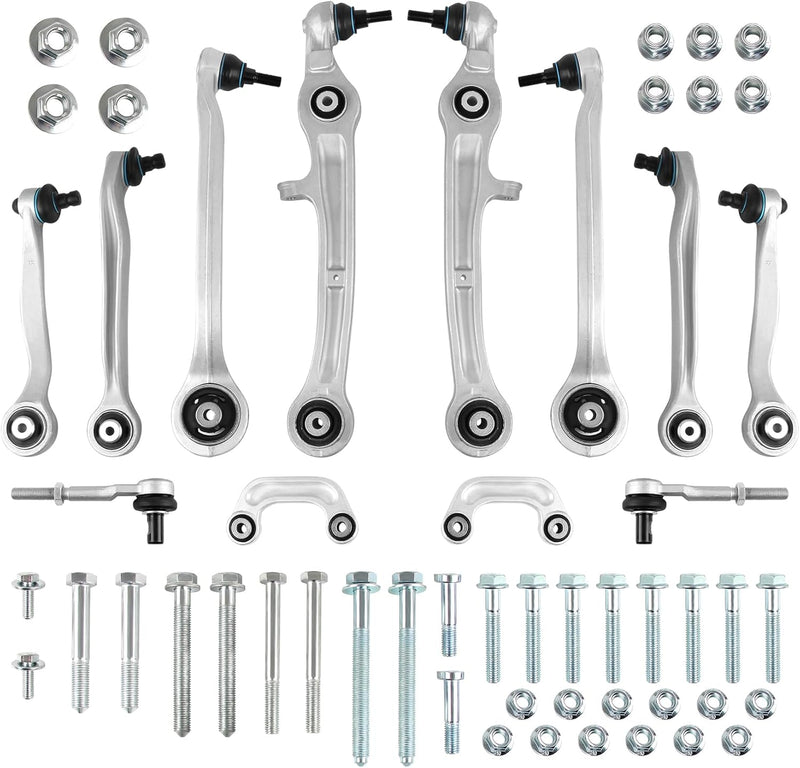 DOCAS 12 Stück Reparatursatz, Querlenkersatz 8F0498998 4F0498998S1 4F0498998 für A6 4F C6 2004-2011