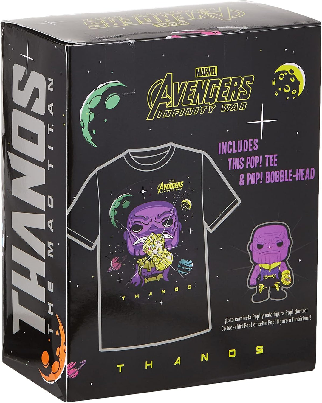 Marvel - Boxed T-Shirt Pop + Pop - Infinity War Thanos (M)