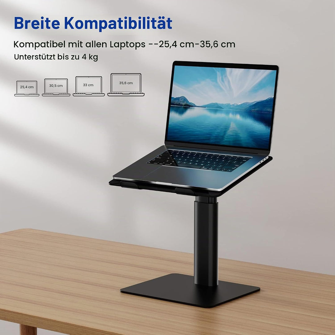 BESIGN LSX6 Laptop Stand, Ergonomic Adjustable Notebook Stand, Laptop Riser for Standing Work, Compu