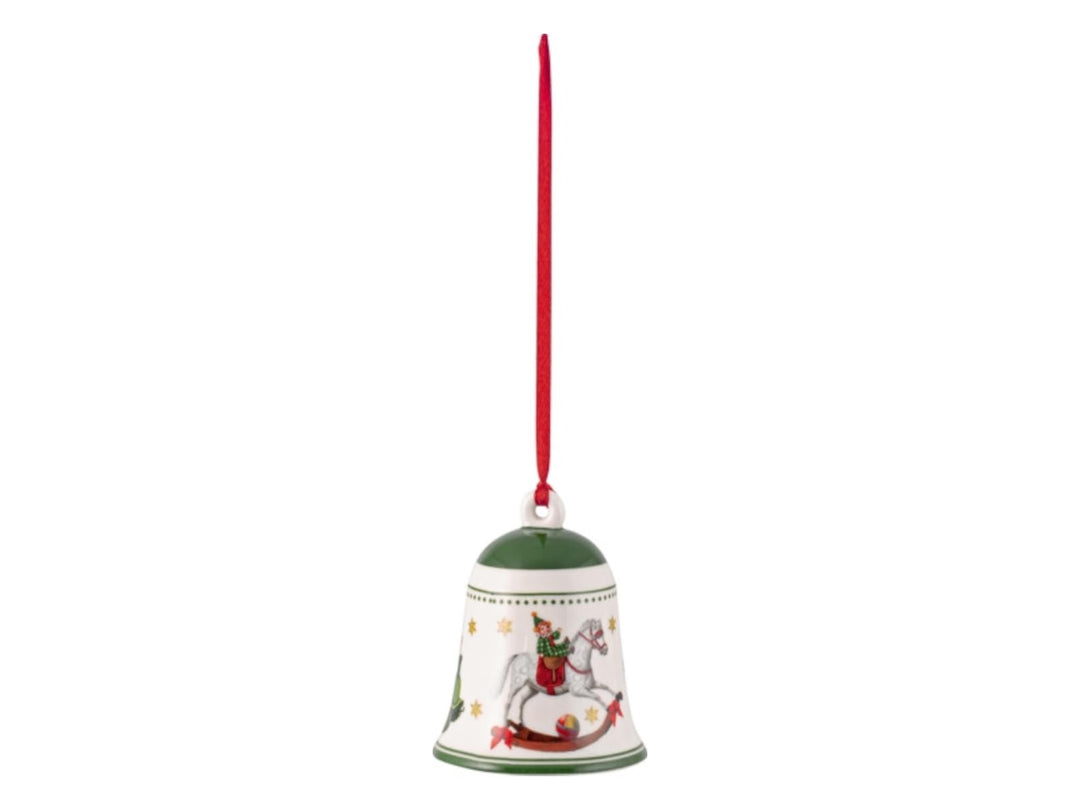 Villeroy & Boch - My Christmas Tree, Glocke Spielzeug, 5,5 x 5,5 x 6,5cm, Porzellan, grün, 14-8622-6