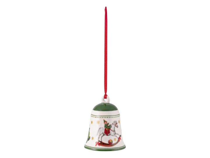 Villeroy & Boch - My Christmas Tree, Glocke Spielzeug, 5,5 x 5,5 x 6,5cm, Porzellan, grün, 14-8622-6