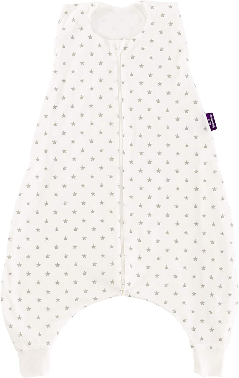 Träumeland Sommerschlafsack To Go aus Baumwolle - Design Sternchen grau 110 Sternchen Grau, 110 Ster