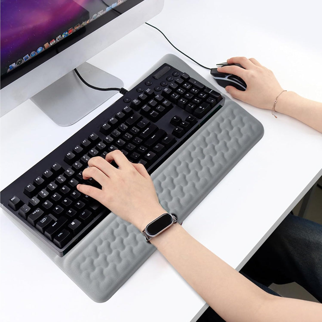 Tastaturständer mit Handballenauflage Tastatur und Handgelenkauflage, Ergonomisches Wrist Rest Memor