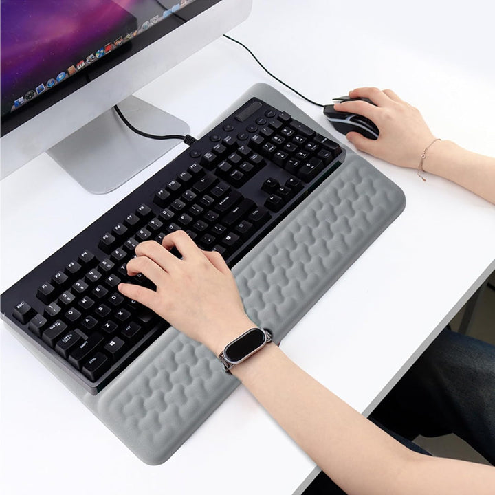 Tastaturständer mit Handballenauflage Tastatur und Handgelenkauflage, Ergonomisches Wrist Rest Memor