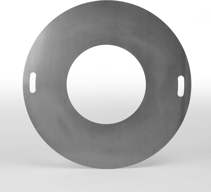 Feuerplatte 98 cm (100 cm) cm für Feuerschale und Feuertonne - Grillring - Plancha Grillplatte für F