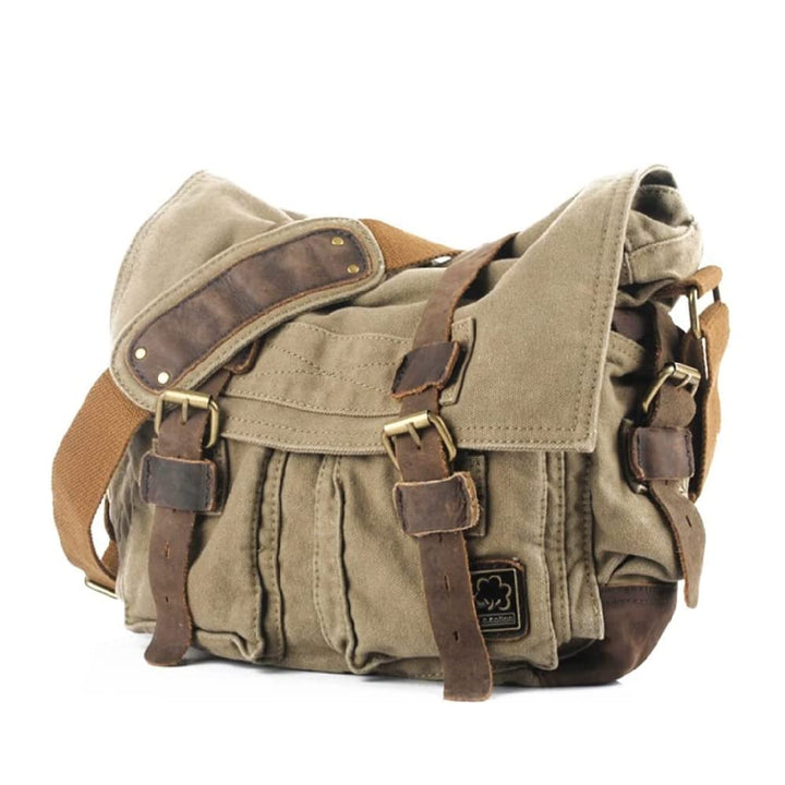 Eysee Schultertasche Herren Canvas-Umhängertasche Daypack für Alltag und Sport 35cm (L) X 30cm(H) X