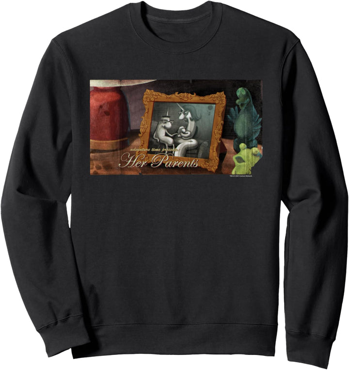 Adventure Time Her Parents Card Sweatshirt