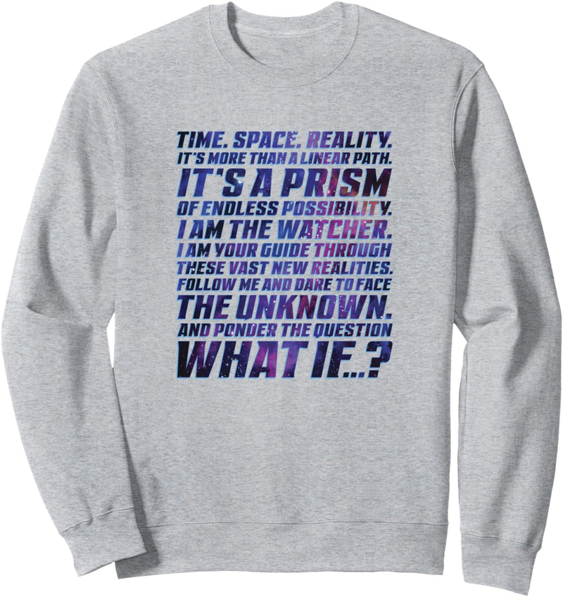 Marvel What If Space Prism Quote Sweatshirt