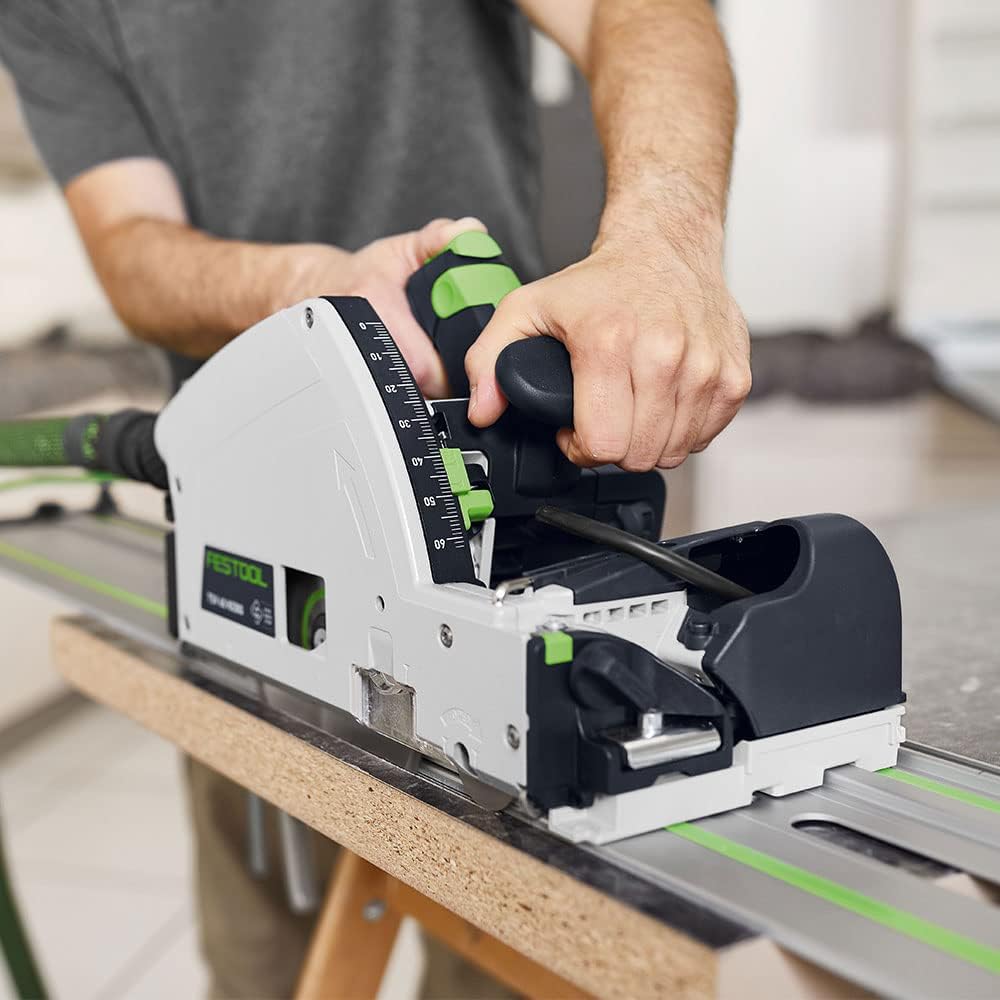 Festool Vorritzer-Tauchsäge TSV 60 KEBQ-Plus (mit Kreissägeblatt, Sichtfenster, Innensechskantschlüs