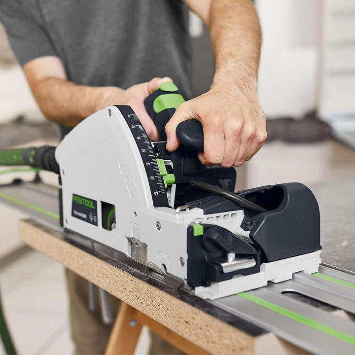 Festool Vorritzer-Tauchsäge TSV 60 KEBQ-Plus (mit Kreissägeblatt, Sichtfenster, Innensechskantschlüs