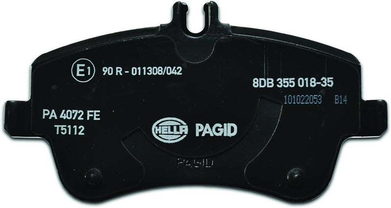 HELLA PAGID 8DB 355 018-351 Bremsbelagsatz - T5112 - Dicke/Stärke: 19.8mm - Bremssystem: Lucas - für