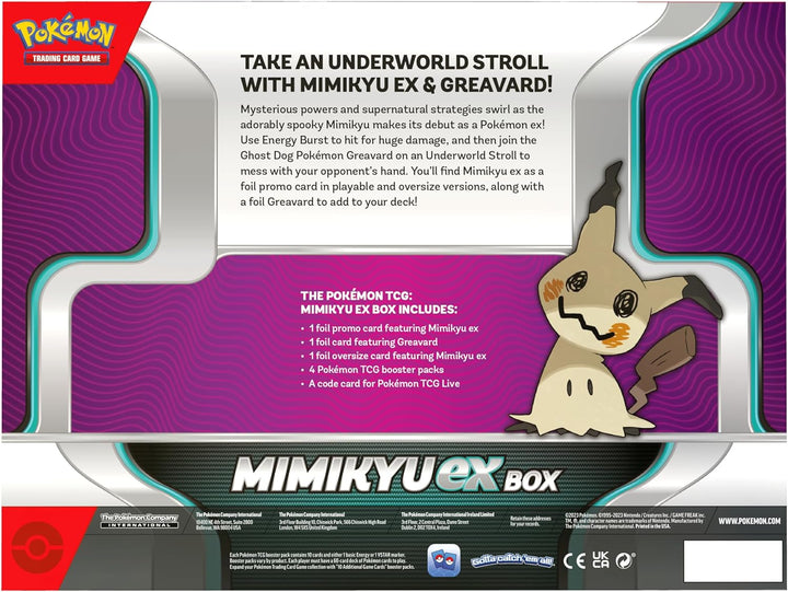 Pokémon TCG: Mimikyu ex Box - EN