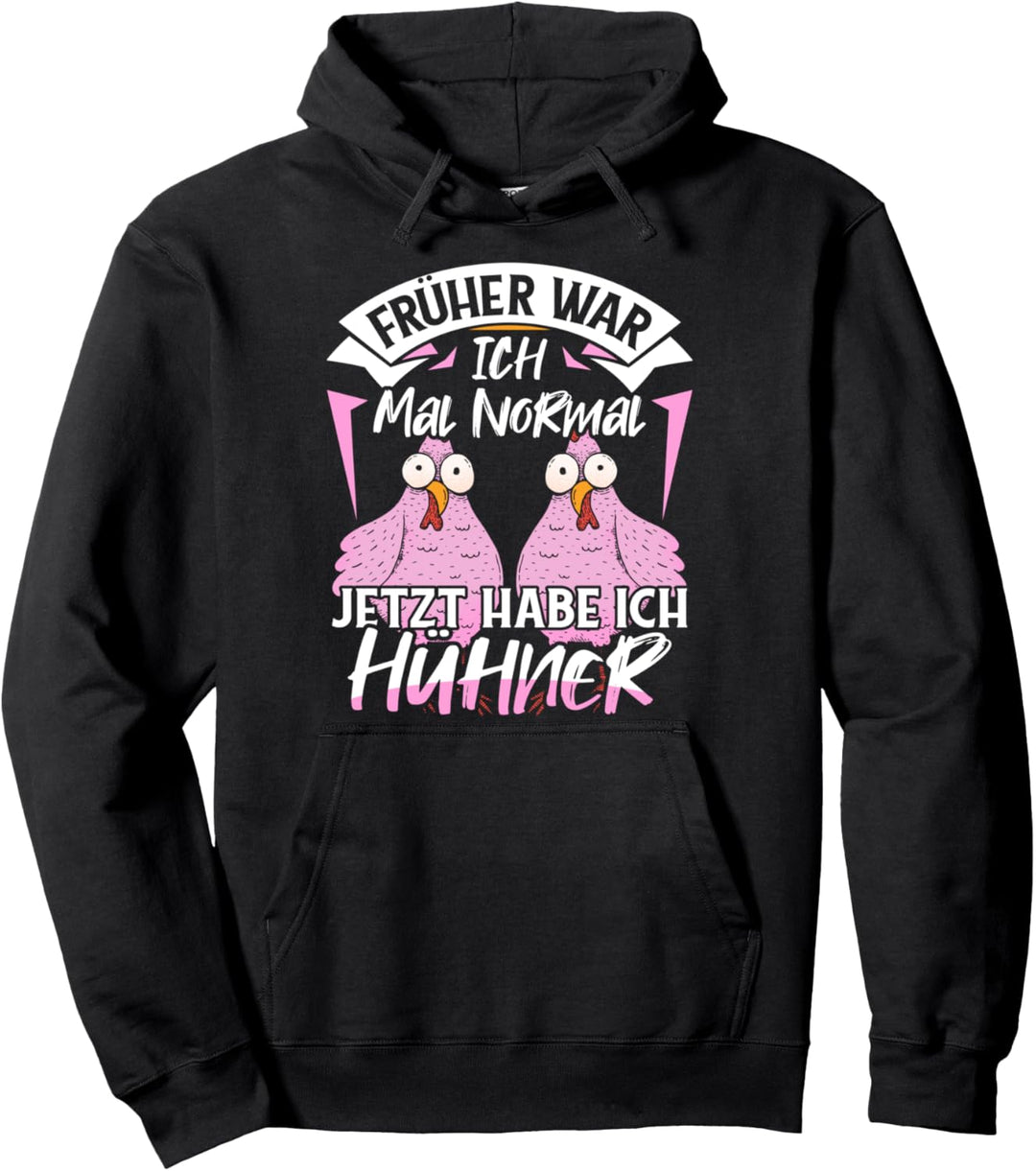 Hühner Spruch Lustig Bäuerin Landwirtin Geschenk Huhn Fan Pullover Hoodie