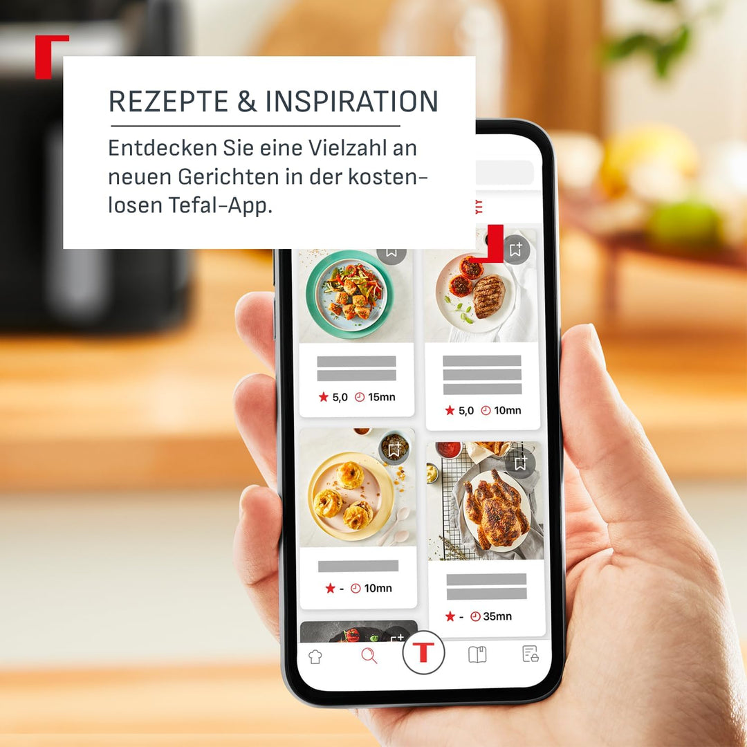 Tefal EY5018 Easy Fry & Grill Classic Heissluftfritteuse | 2-in-1 Technologie (Air Fryer und Grill)