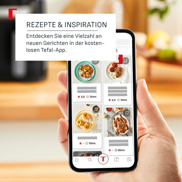 Tefal EY5018 Easy Fry & Grill Classic Heissluftfritteuse | 2-in-1 Technologie (Air Fryer und Grill)