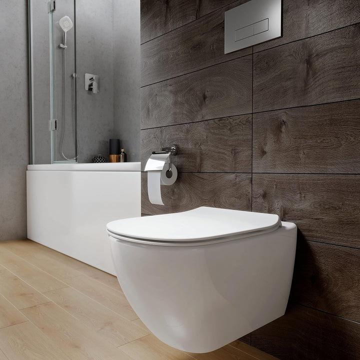 Ideal Standard R0119JG Oleas Betätigungsplatte Oleas P2 Pneumatic Toilet Flush Plate -Matt Chrome Ch