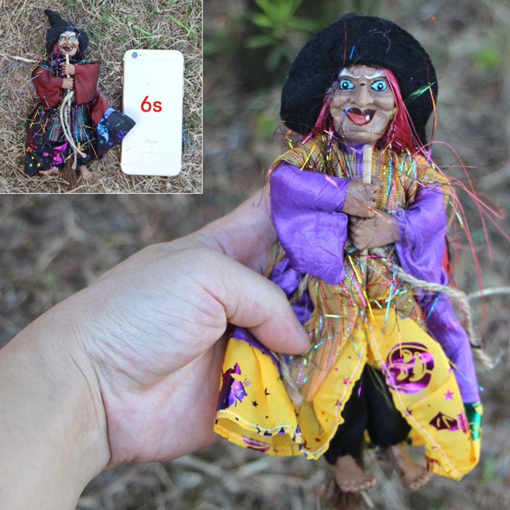 Halloween Dekoration Hexenfigur Hängende Hexe Deko für Party Garden Holiday Decor -1pc