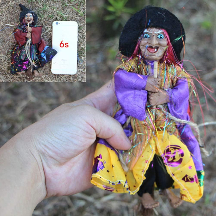 Halloween Dekoration Hexenfigur Hängende Hexe Deko für Party Garden Holiday Decor -1pc