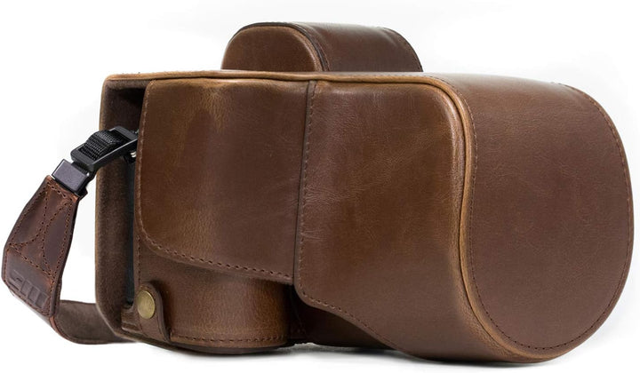 MegaGear Sony Alpha A7S II, A7R II, A7 II (28-70mm) Ever Ready Leder Kamera-Case mit Trageriemen und