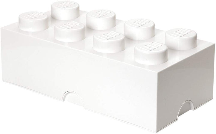 Room Copenhagen 40041735 LEGO Aufbewahrungsstein, 8 Noppen, Stapelbare Aufbewahrungsbox, 12 l, weiss