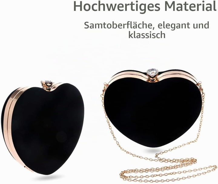 NICOLE &amp; DORIS Abendtasche Damen Abend Clutch Umhängetasche für Hochzeit sketten tasche Handtasche f