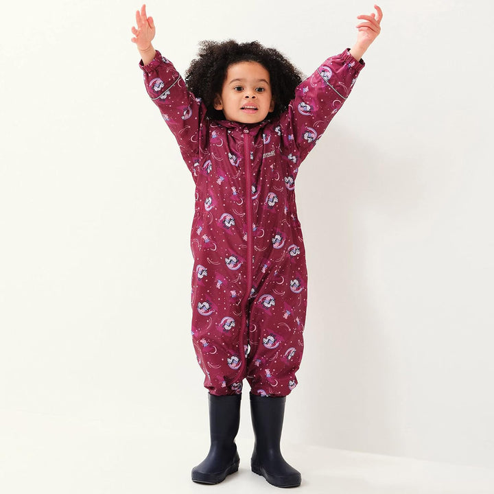 Regatta Unisex Baby Peppa Pobble Snowsuit 4 Jahre Raspberry Radiance, 4 Jahre Raspberry Radiance