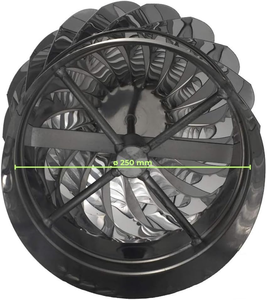 EINSIDE Kaminaufsatz Edelstahl AISI 304, drehbarer kamin Kugelaufsatz mit weiblichem Anschluss, Scho