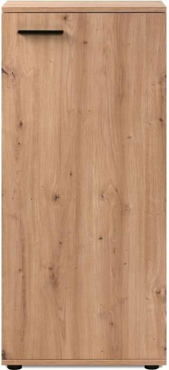 Schuhschrank, Kommode, Holzwerkstoff, Dekor Artisan Oak, Mass: B x H x T ca. 50 x 110 x 34 cm