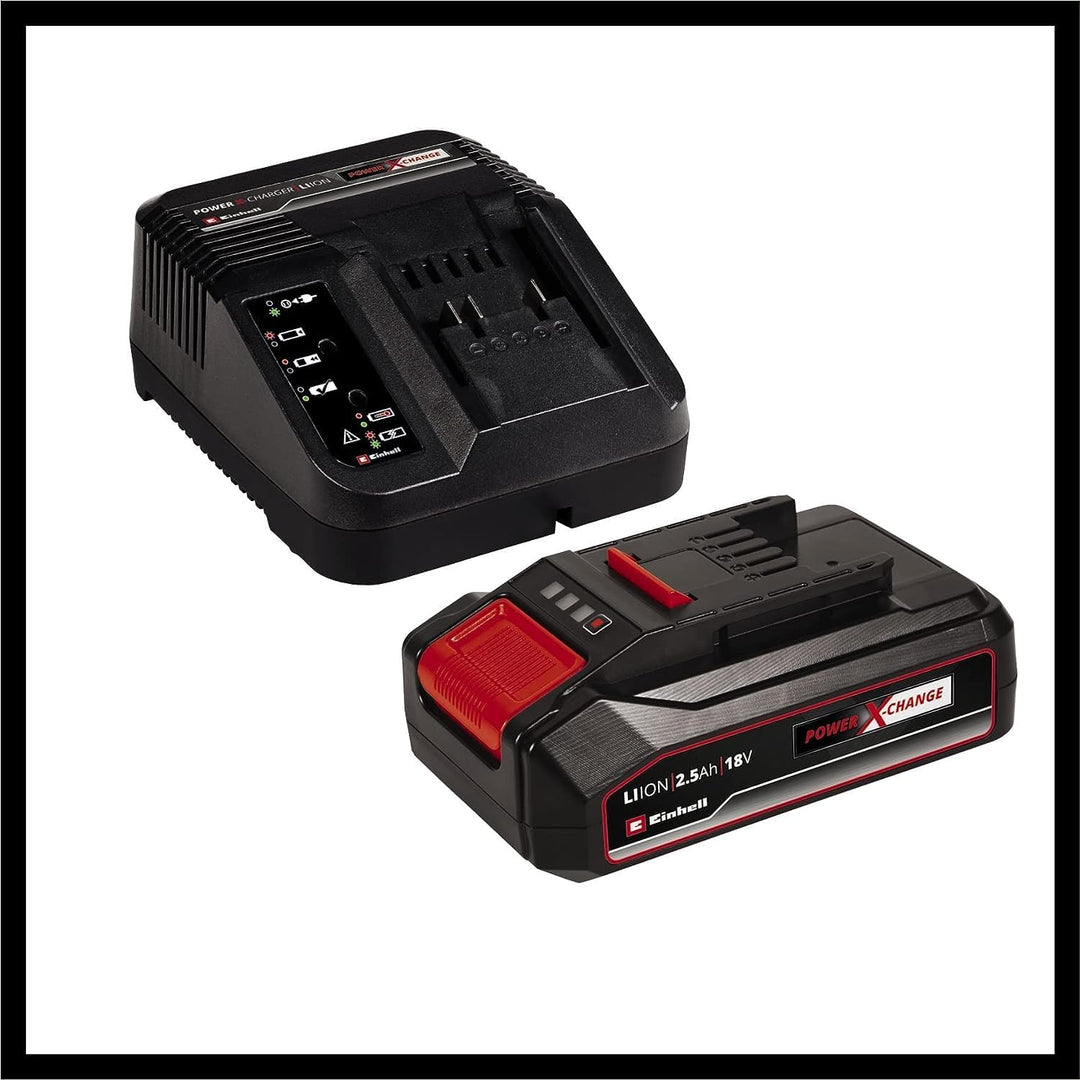 Einhell Akku-Bohrhammer TE-HD 18 Li Kit (1x2,5 Ah) Power X-Change (Li-Ion, 18 V, 1,2 J, SDS-Plus-Auf