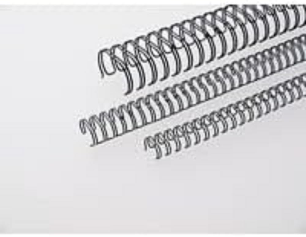 Renz Ring Wire Drahtkamm-Bindeelemente in 3:1 Teilung, 34 Schlaufen, Durchmesser 12.7 mm, 1/2 Zoll,