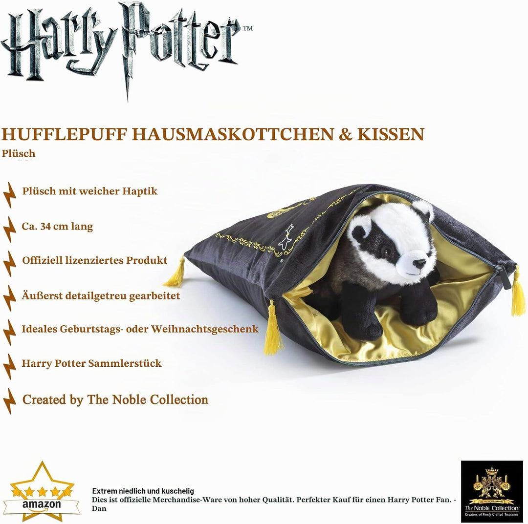 Die Edle Kollektion Plüsch Hufflepuff Haus-Maskottchen