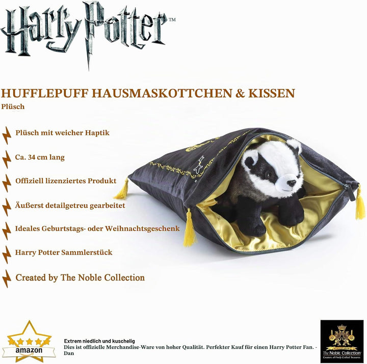 Die Edle Kollektion Plüsch Hufflepuff Haus-Maskottchen