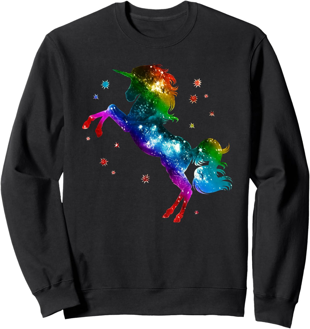 Einhorn, Vintage, Regenbogen, Gay Pride, Fahne, LGBTQ Sweatshirt