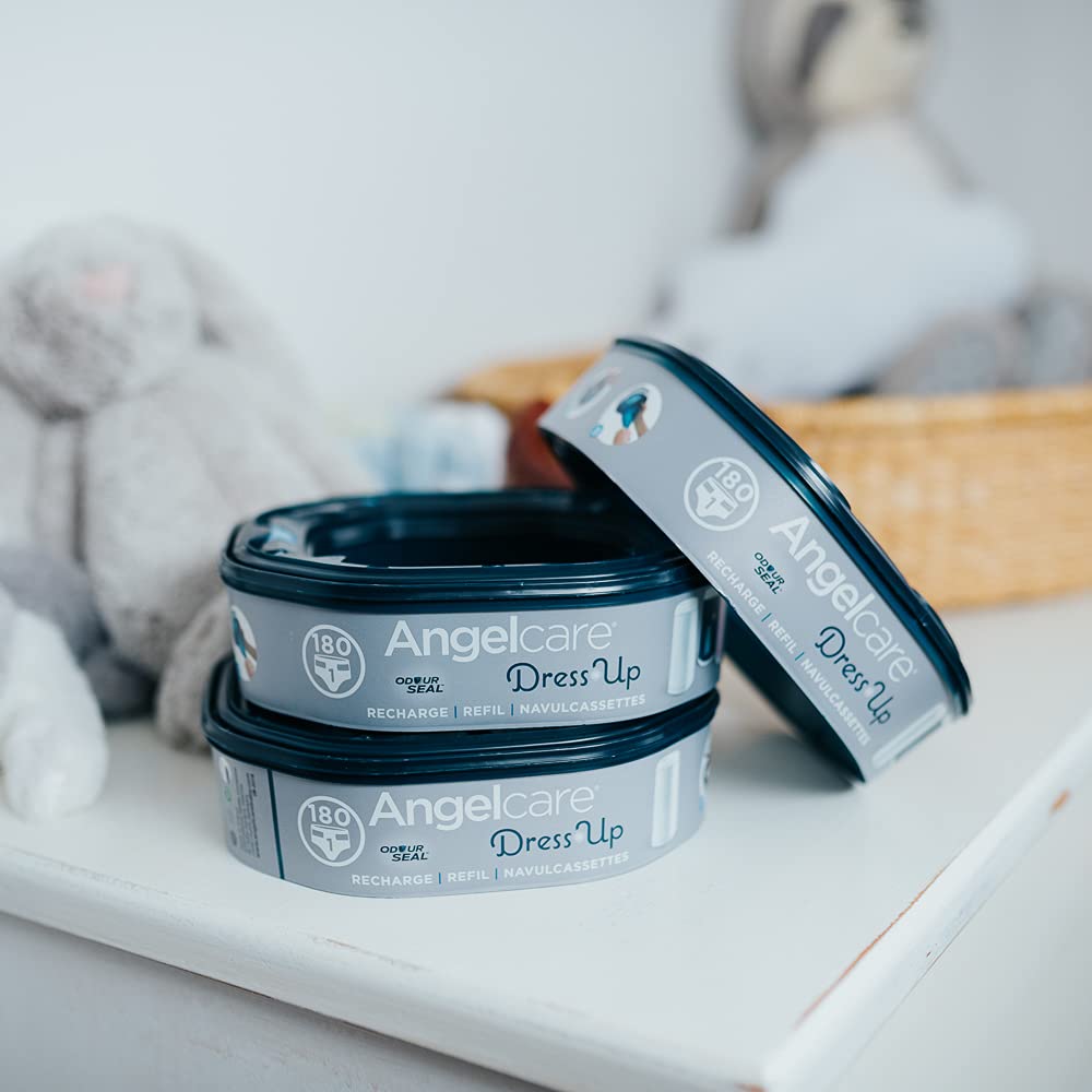 Angelcare Dress Up Octagon-Nachfüllpackung, für Becken, Menge frei wählbar 3 Stücke & Pampers Sensit