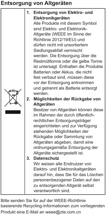 ZTE Blade A51 (15.51 cm (6,52 Zoll) HD+ Display, 4G LTE, 2GB RAM und 32GB interner Speicher, 13MP Ha