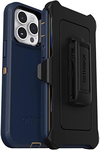 OtterBox Defender Serie Screenless Edition für iPhone 14 Pro Max (nur Bildschirm) – Blaue Wildleders