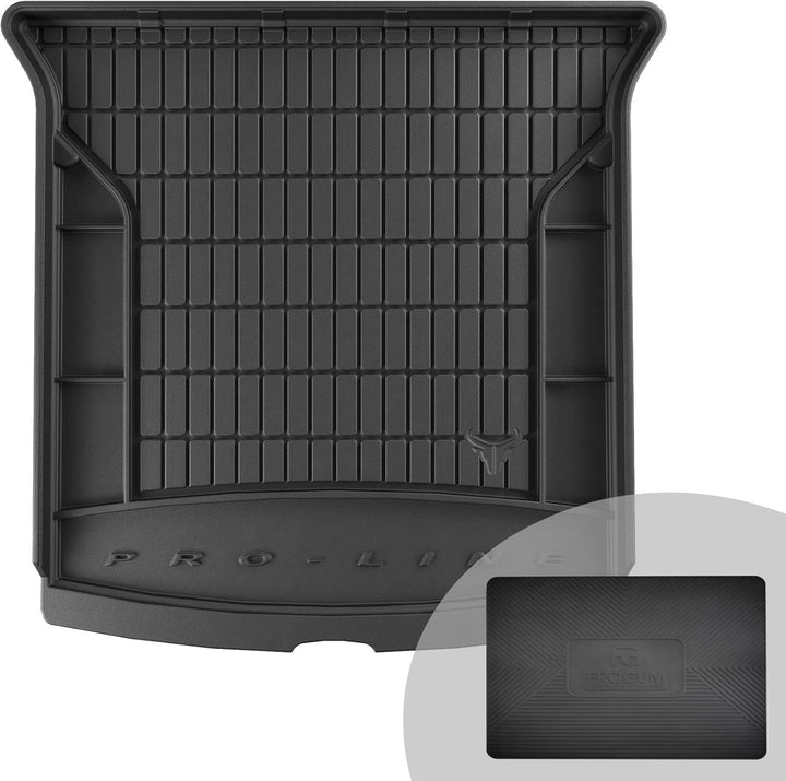 FROGUM ProLine 3D Gummimatte Exklusive Auto Kofferraummatte Kofferraumwanne für Skoda Kodiaq ab 2016