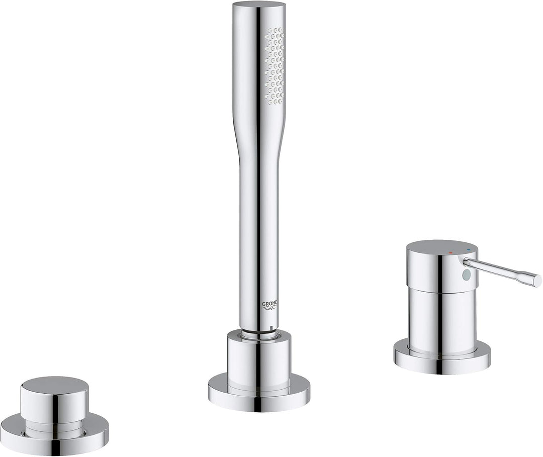 GROHE Essence | Badarmaturen - 3-Loch Einhand-Wannenkombination, chrom | 19976001, 3-Loch Einhand- W