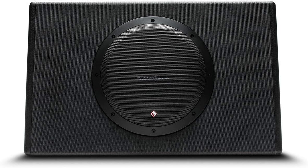 Rockford Fosgate Punch P300-10T - 25 cm Aktiv Subwoofer mit 600 Watt (RMS: 300 Watt) Rot/Ausflug, ei