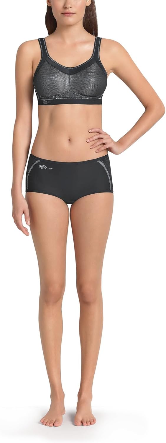 Anita Active Damen Momentum Sport-BH (1er Pack) 80D Schwarz, 80D Schwarz